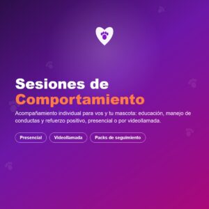 Pack Sesiones de Comportamiento - Argos Petshop